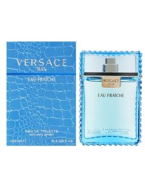 Versace Man Eau Fraîche Eau De Toilette, 3.4 oz, New In Box, EDP